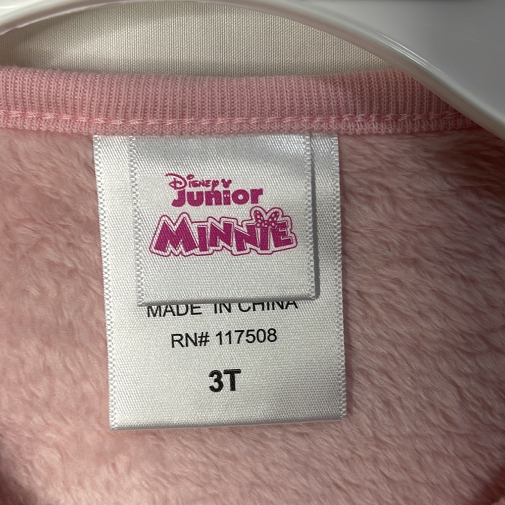 Disney Little Girls Minnie Woobie Sweatshirt - Picture 4 of 7